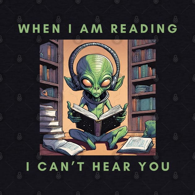 When I am Reading I can't Hear You by PetraKDesigns